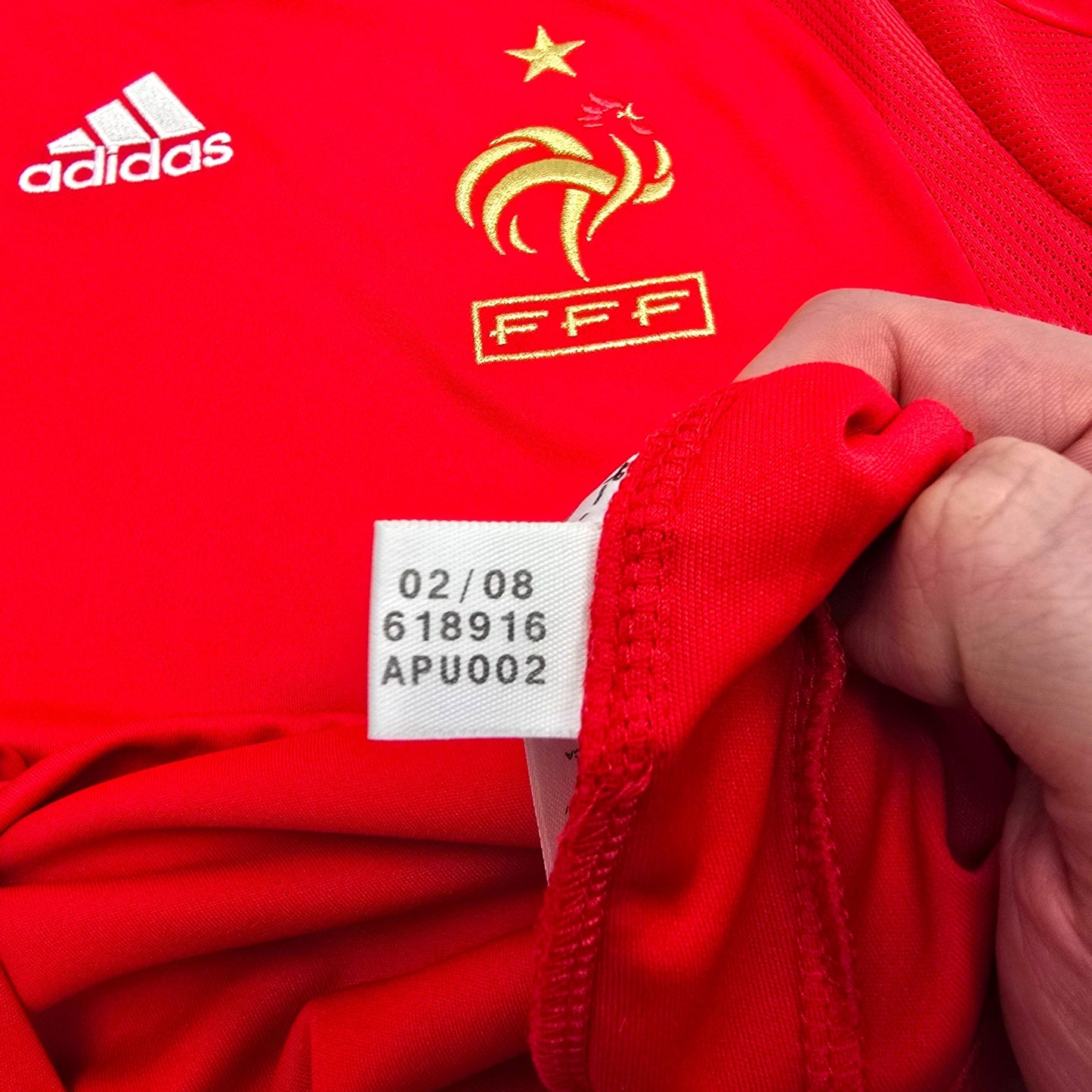 2007/08 France Away Football Shirt (L) Adidas