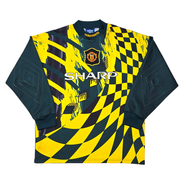 1994/97 Manchester United Goal Keeper Football Shirt (M) Umbro