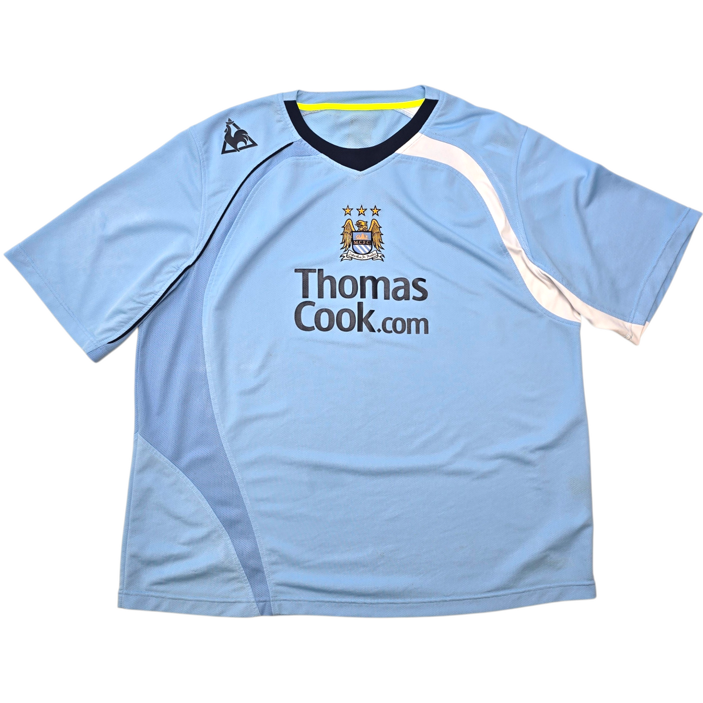 2008/09 Manchester City Home Football Shirt (2XL) Le Coq Sportif