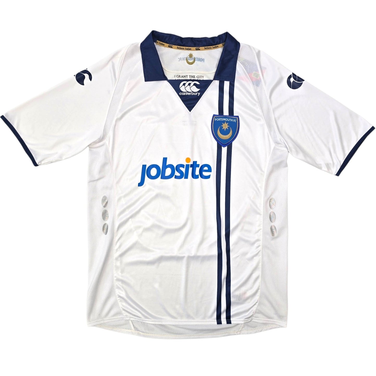 2009/10 Portsmouth Away Football Shirt (M) Canterbury #27 Kanu