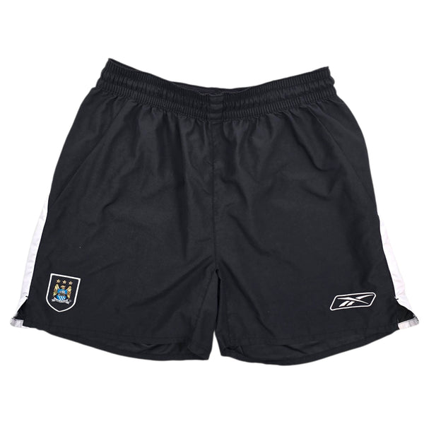 2003/04 Manchester City Football Shorts (L) Reebok | Away