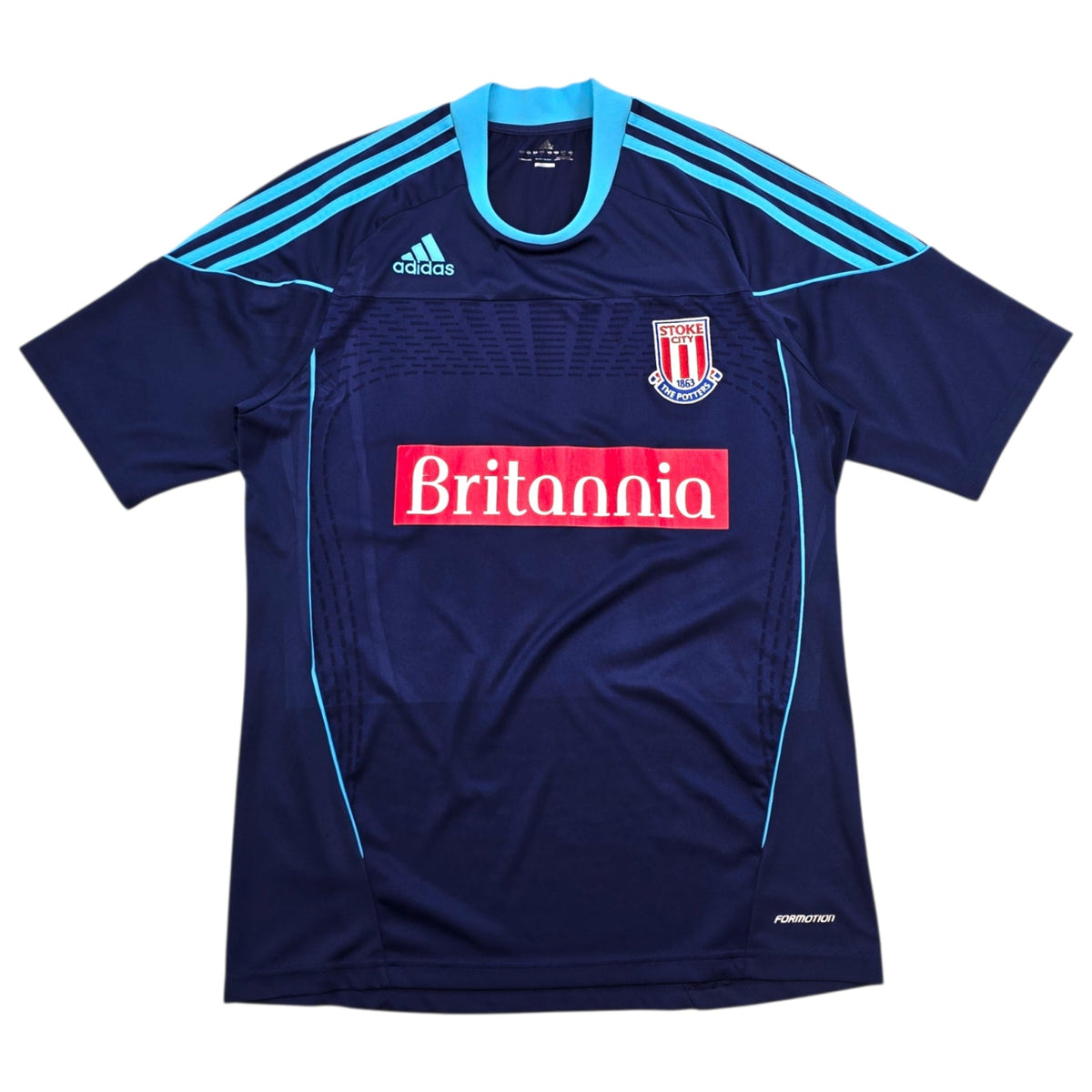 2011/12 Stoke City Third Football Shirt (L) Adidas #9 Jones