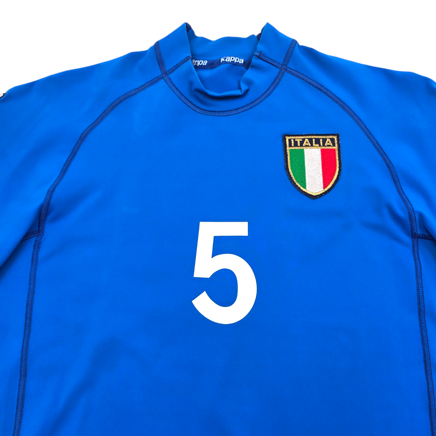 2002/03 Italy Home Football Shirt (L) Kappa #5 Cannavaro