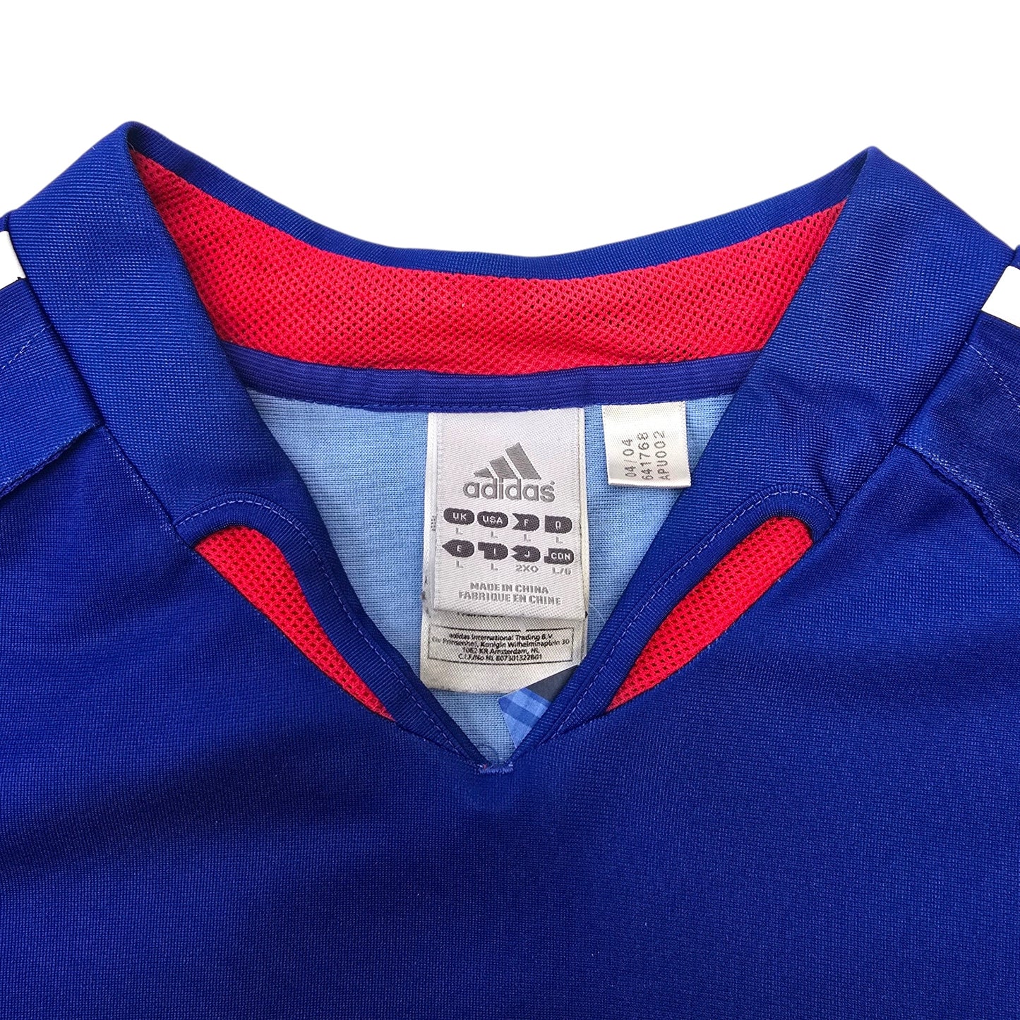 2004/06 France Home Football Shirt (L) Adidas