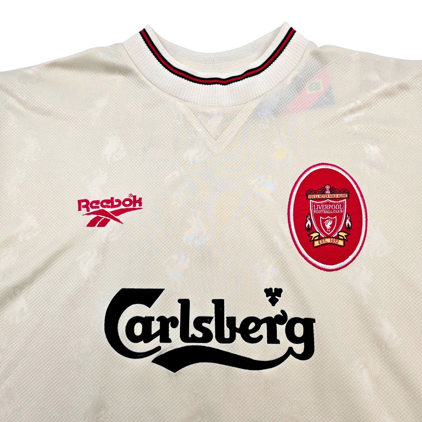 1996/97 Liverpool Away Football Shirt (M) Reebok #9 Fowler
