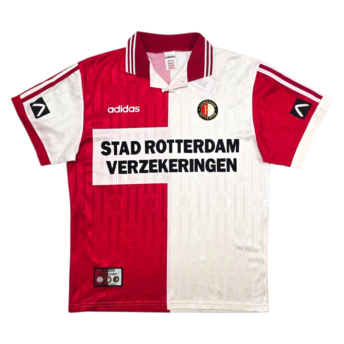 1996/97 Feyenoord Home Football Shirt (M) Adidas