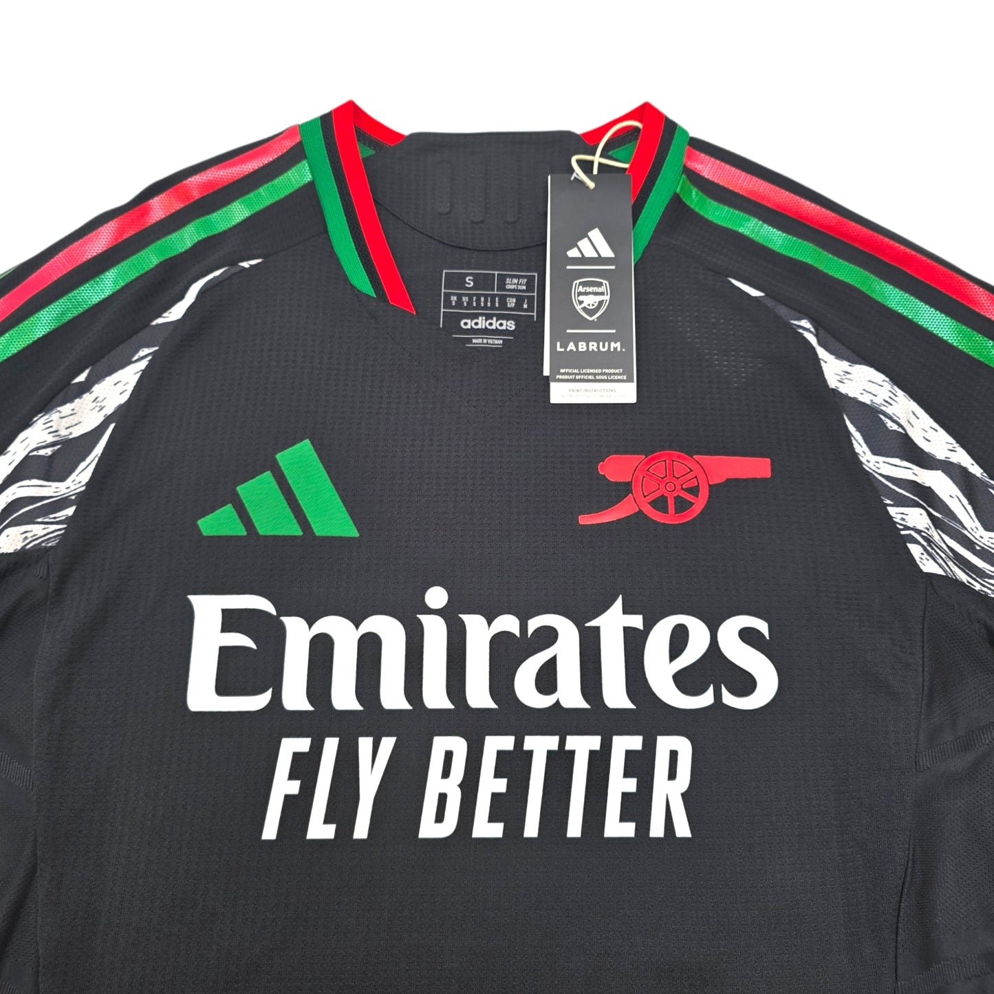 2024/25 Arsenal Away Football Shirt (S) Adidas #41 Rice (Player Version | BNWTs)