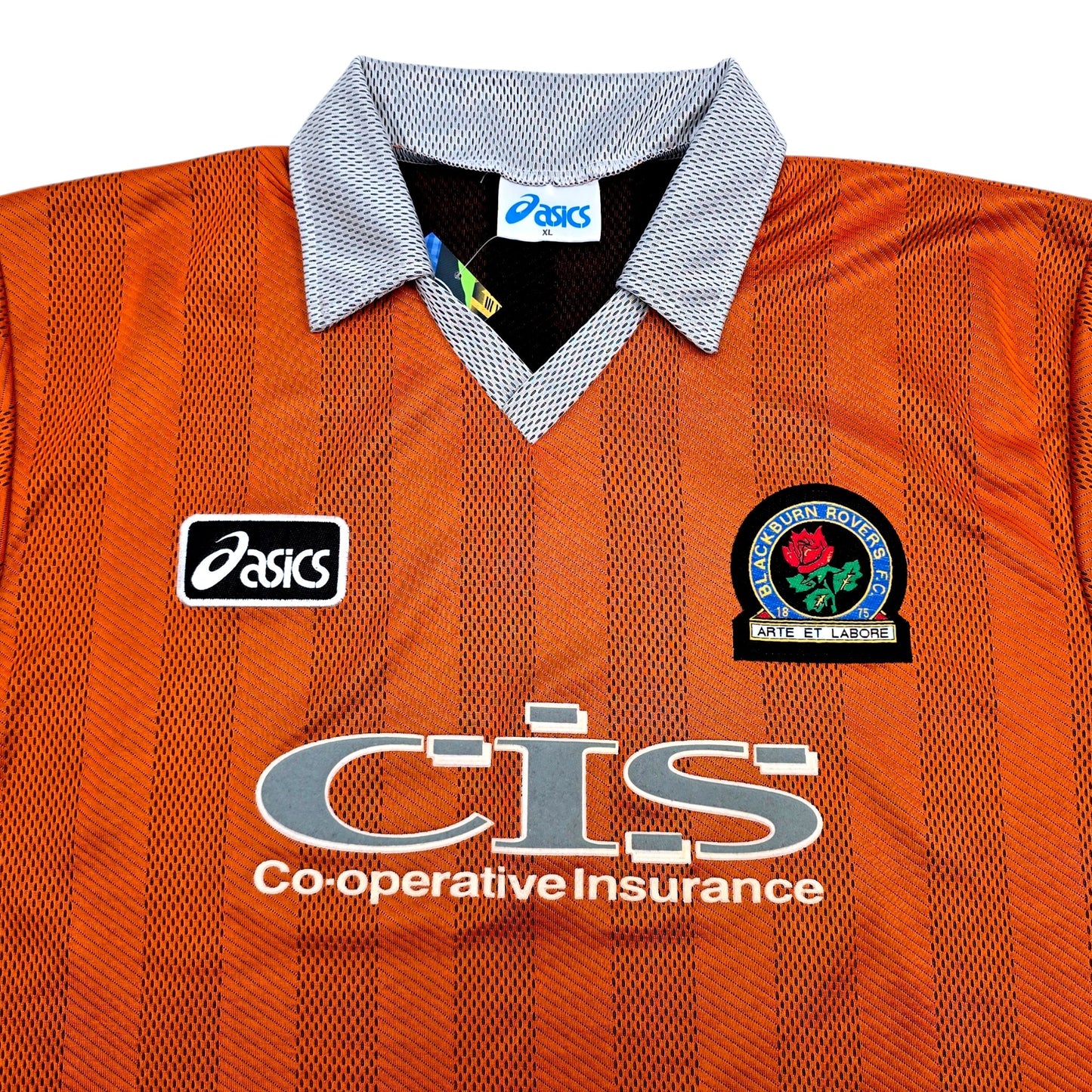 1997/98 Blackburn Rovers Away Football Shirt (XL) Asics (Player Version)
