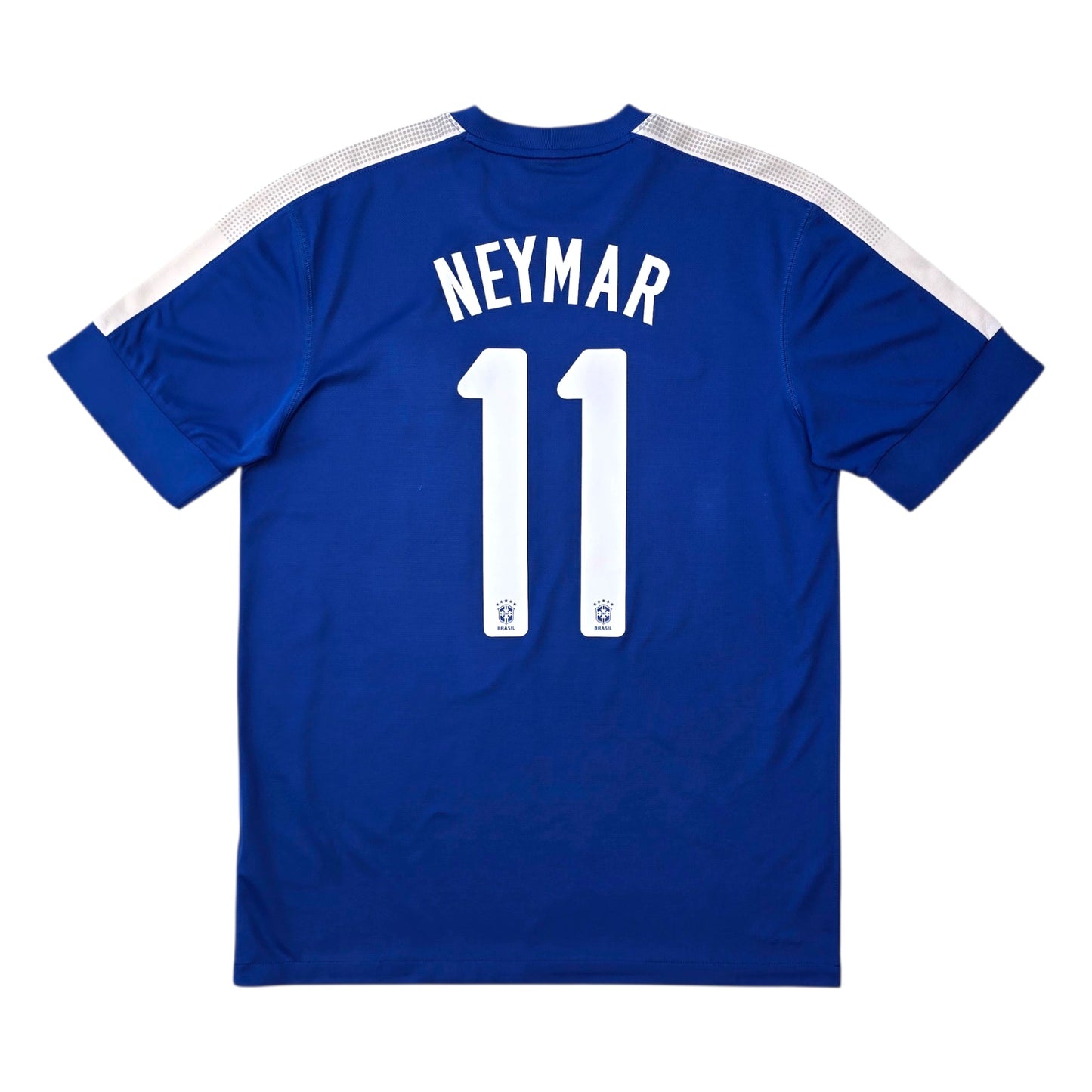 2013/14 Brazil Away Football Shirt (M) Nike #11 Neymar