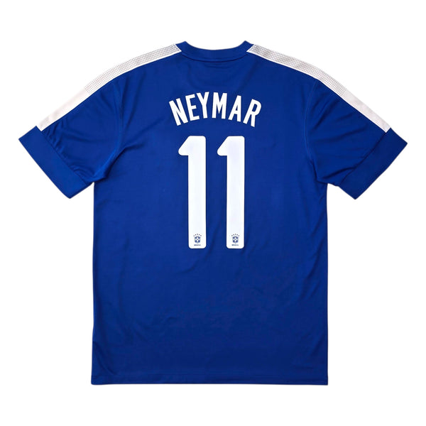 2013/14 Brazil Away Football Shirt (M) Nike #11 Neymar