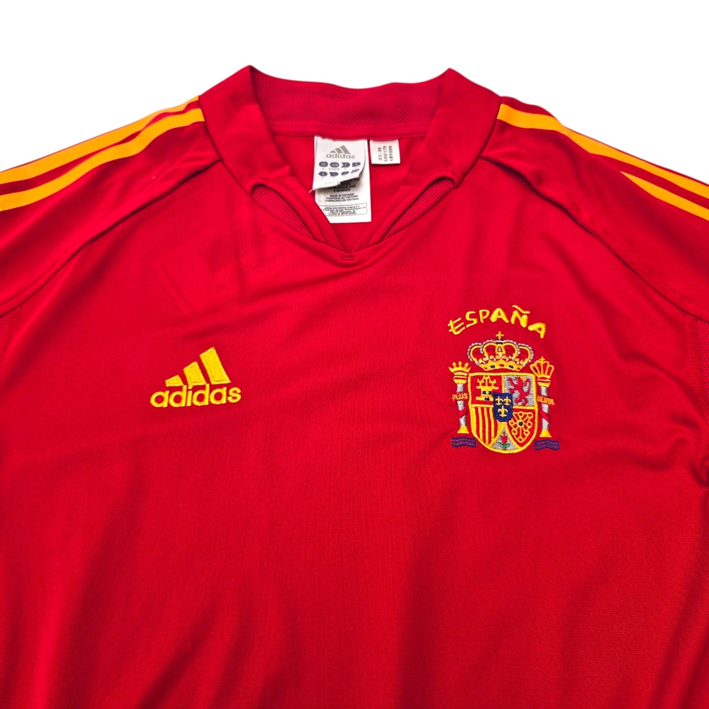 2004/06 Spain Home Football Shirt (S) Adidas