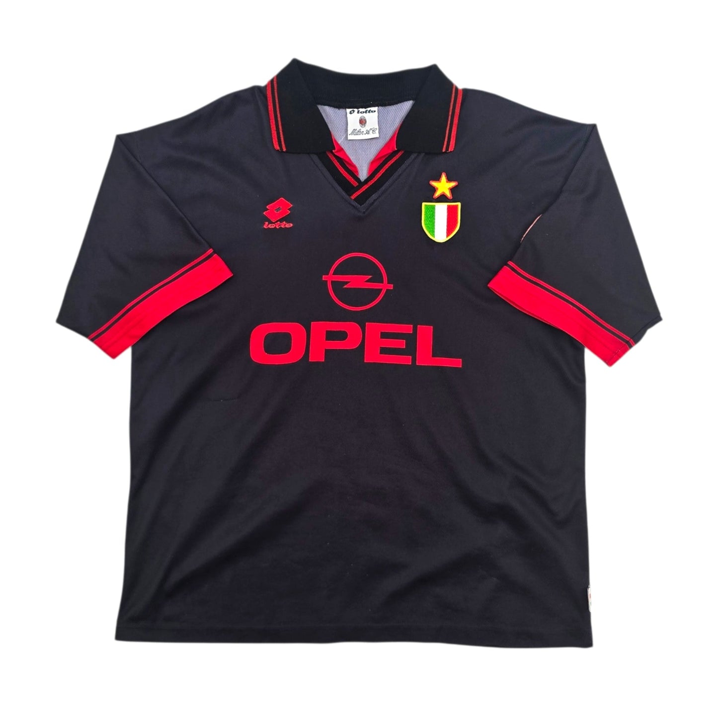 1996/97 AC Milan Third Football Shirt (L) Lotto #3 Maldini