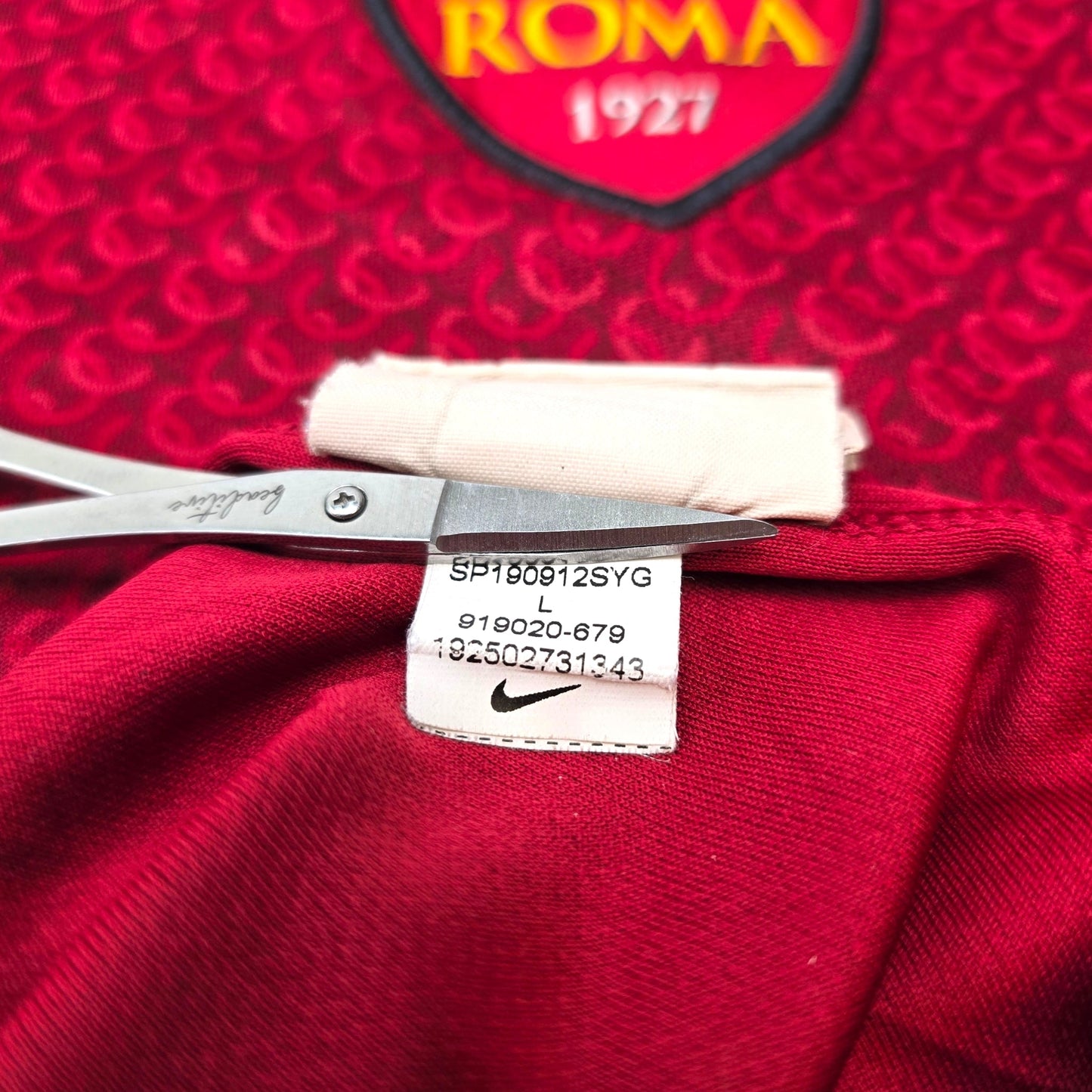 2018/19 Roma Home Football Shirt (L) Nike #16 De Rossi