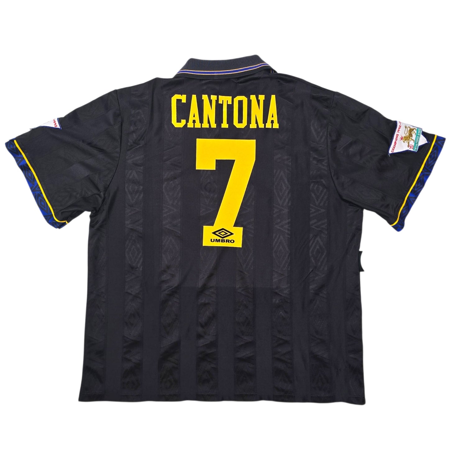 1992/94 Manchester United Away Football Shirt (2XL) Umbro #7 Cantona