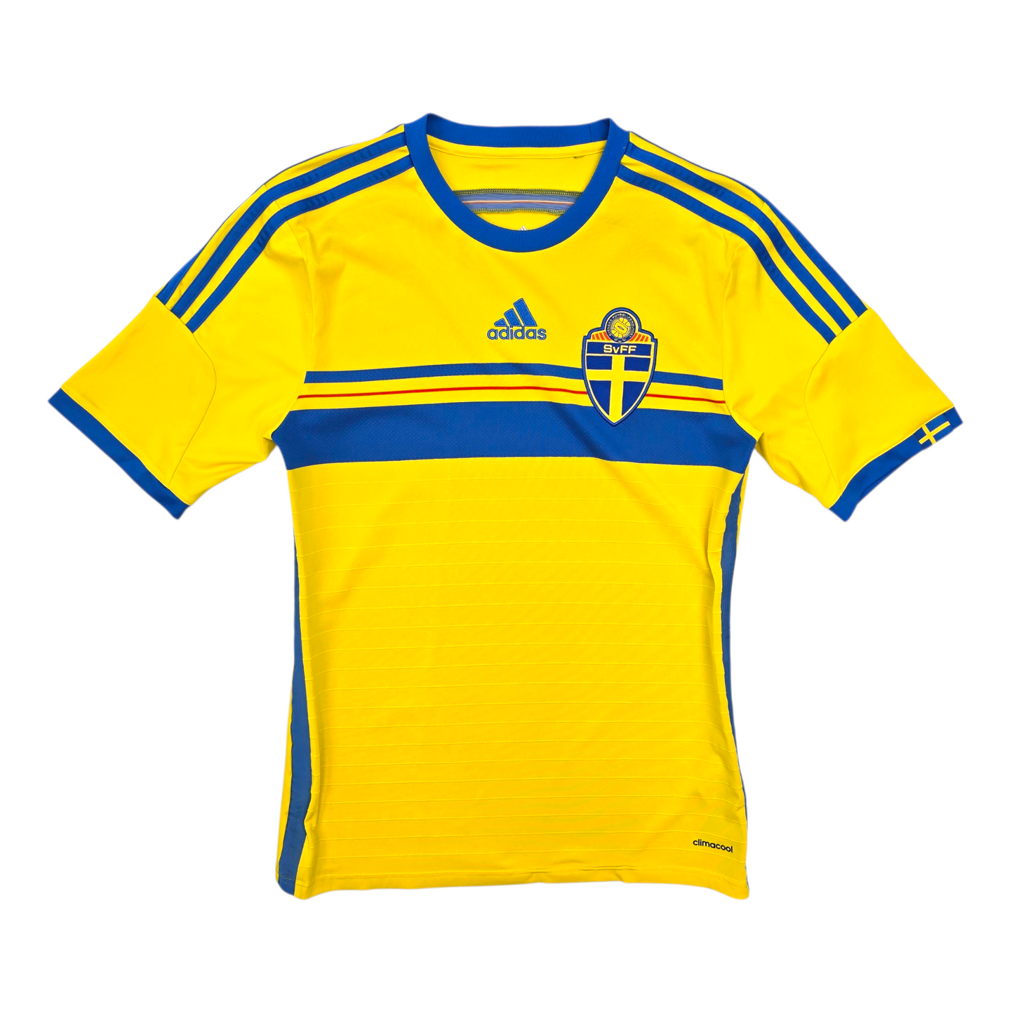2014/16 Sweden Home Football Shirt (S) Adidas