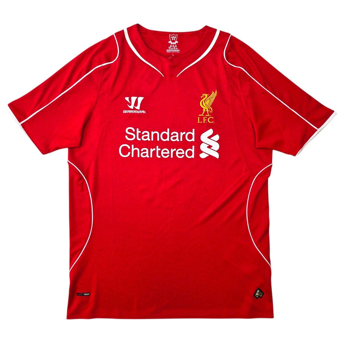 2014/15 Liverpool Home Football Shirt (M) Warrior #8 Gerrard