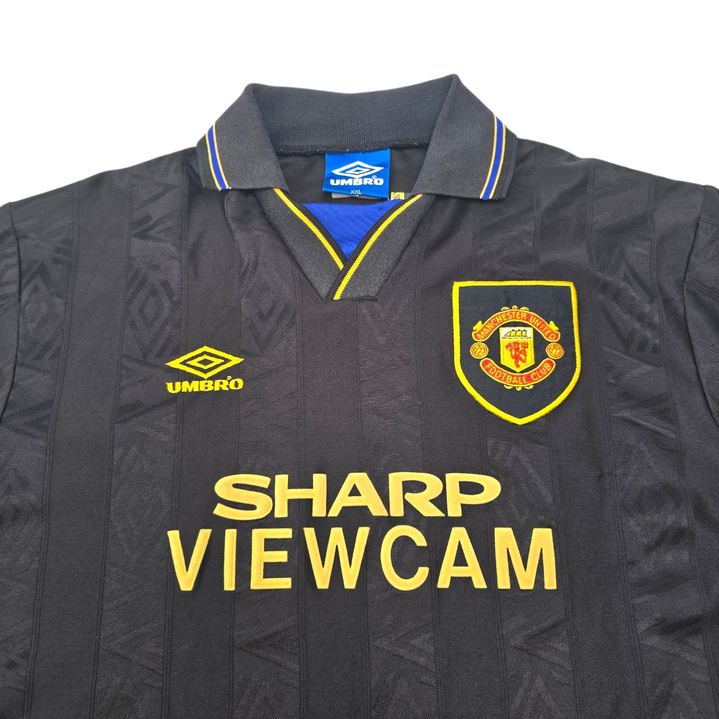 1992/94 Manchester United Away Football Shirt (2XL) Umbro #7 Cantona