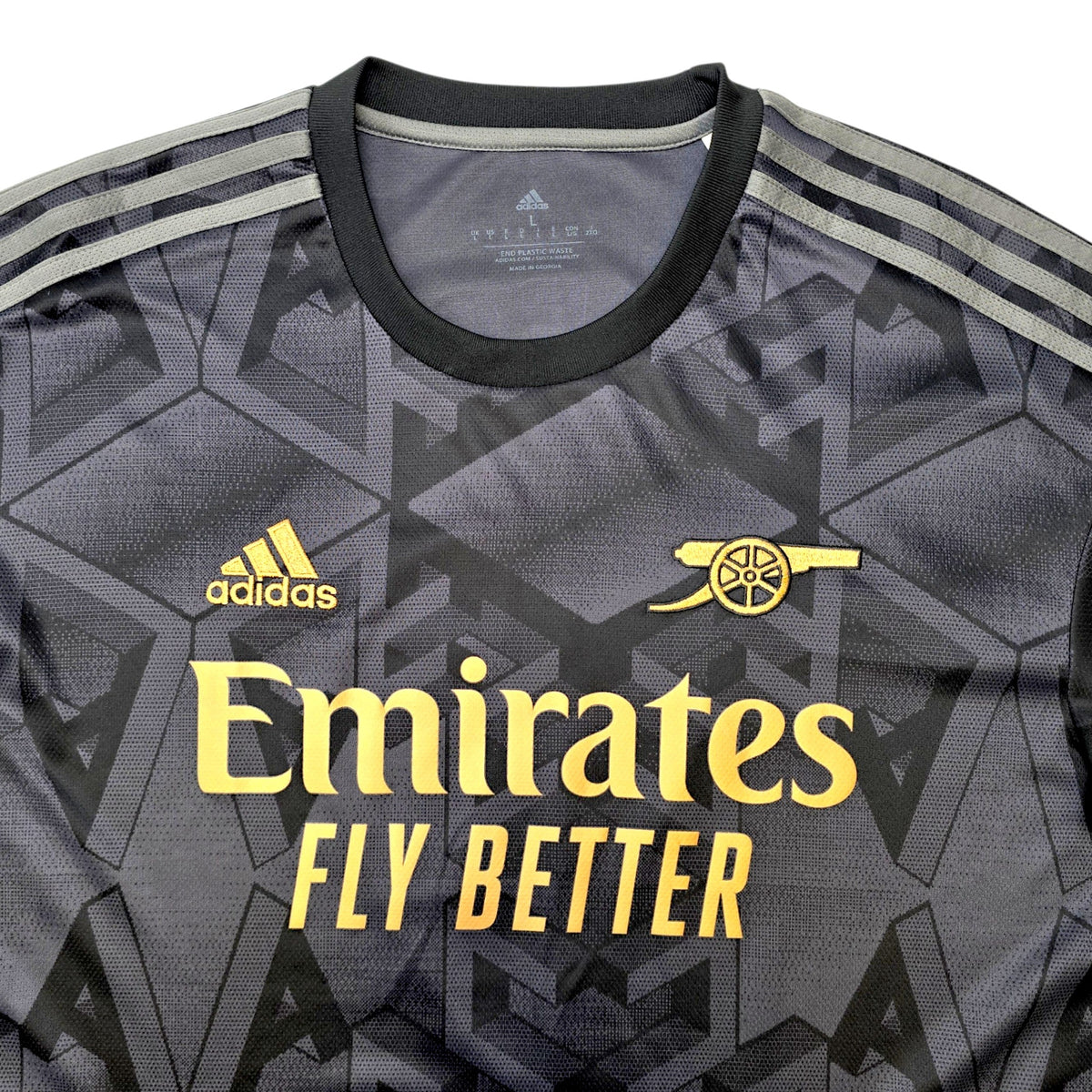 2022/23 Arsenal Away Football Shirt (L) Adidas #9 G. Jesus