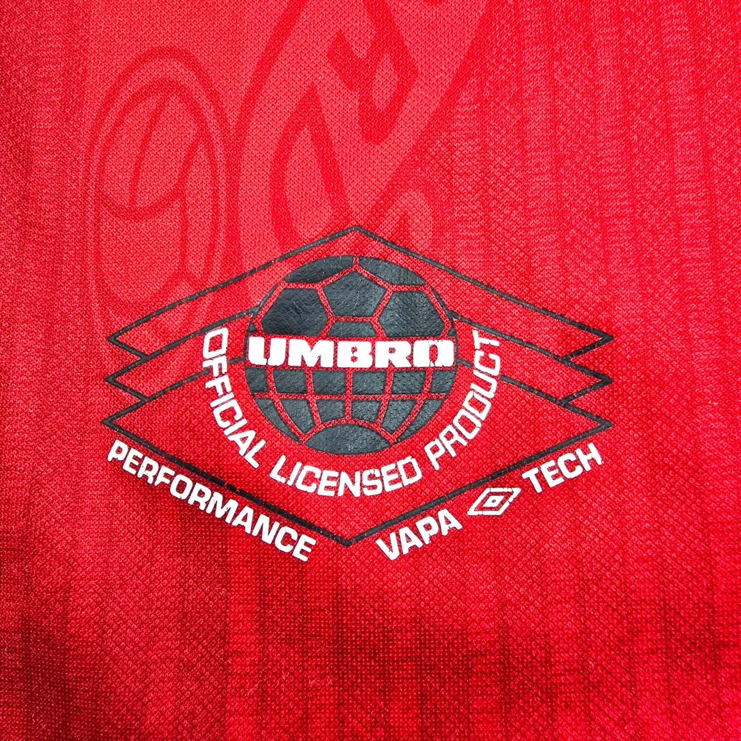 1996/98 Manchester United Home Football Shirt (M) Umbro #7 Cantona