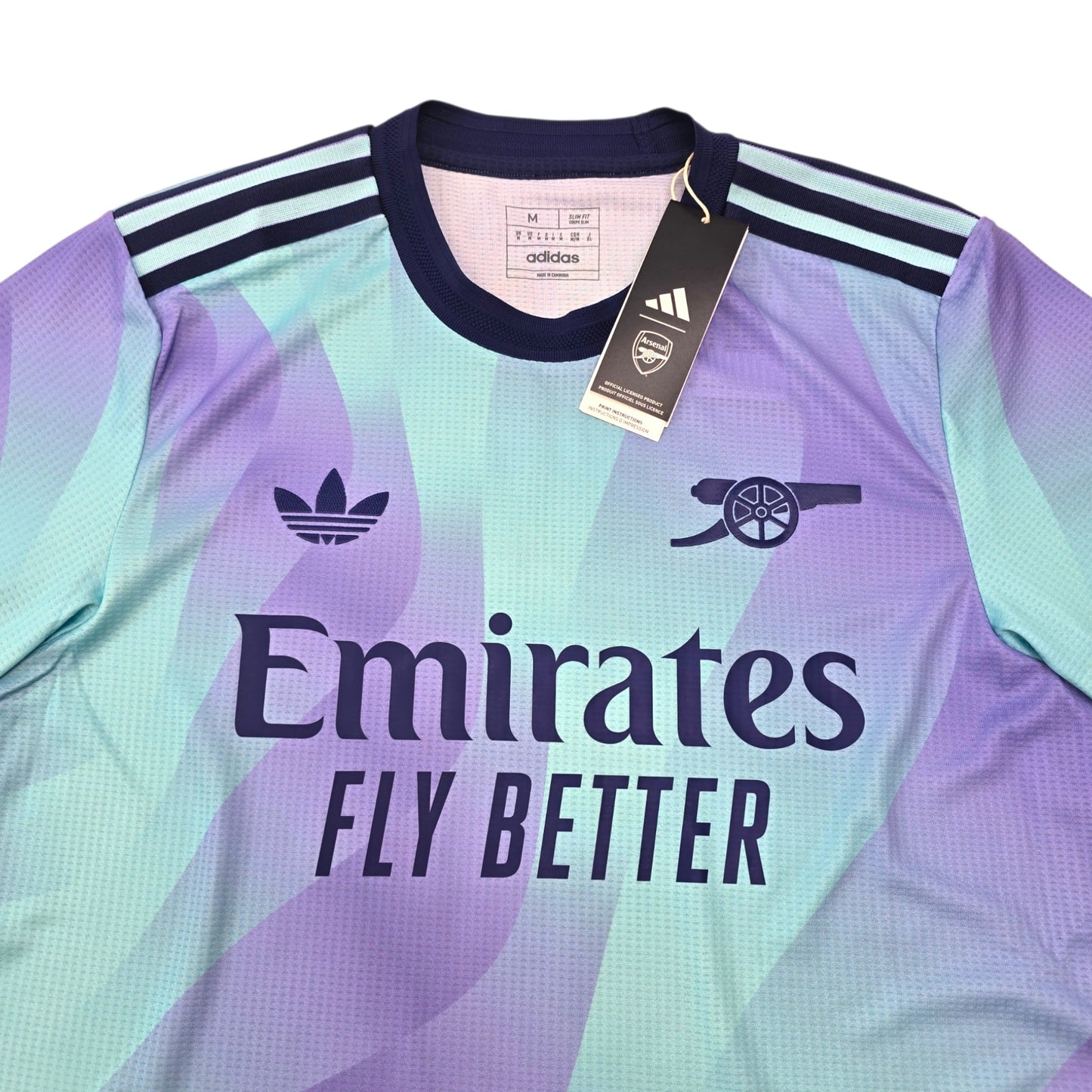 2024/25 Arsenal Third Football Shirt (M) Adidas #8 Odegaard (Player Version | BNWTs)