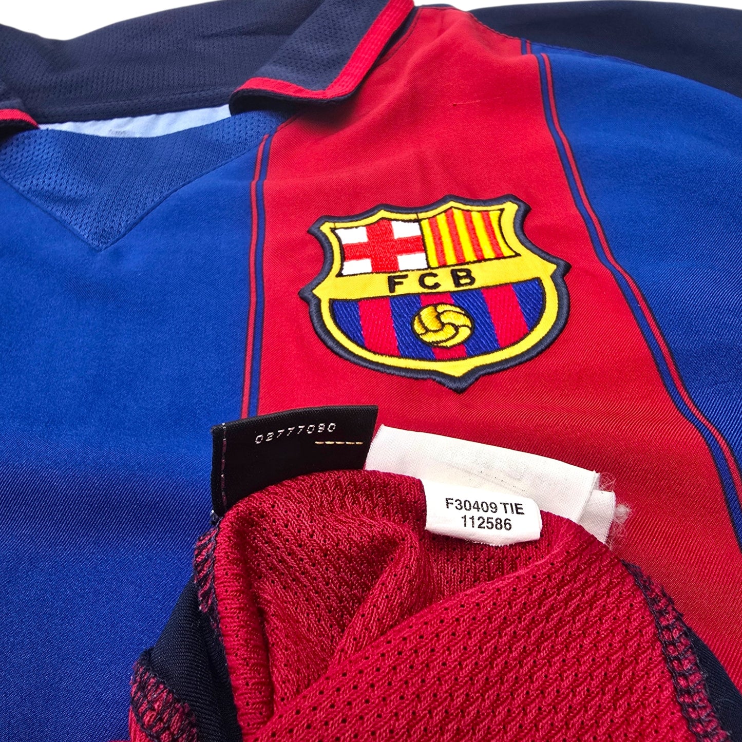 2003/04 Barcelona Home Football Shirt (L) Nike #10 Ronaldinho