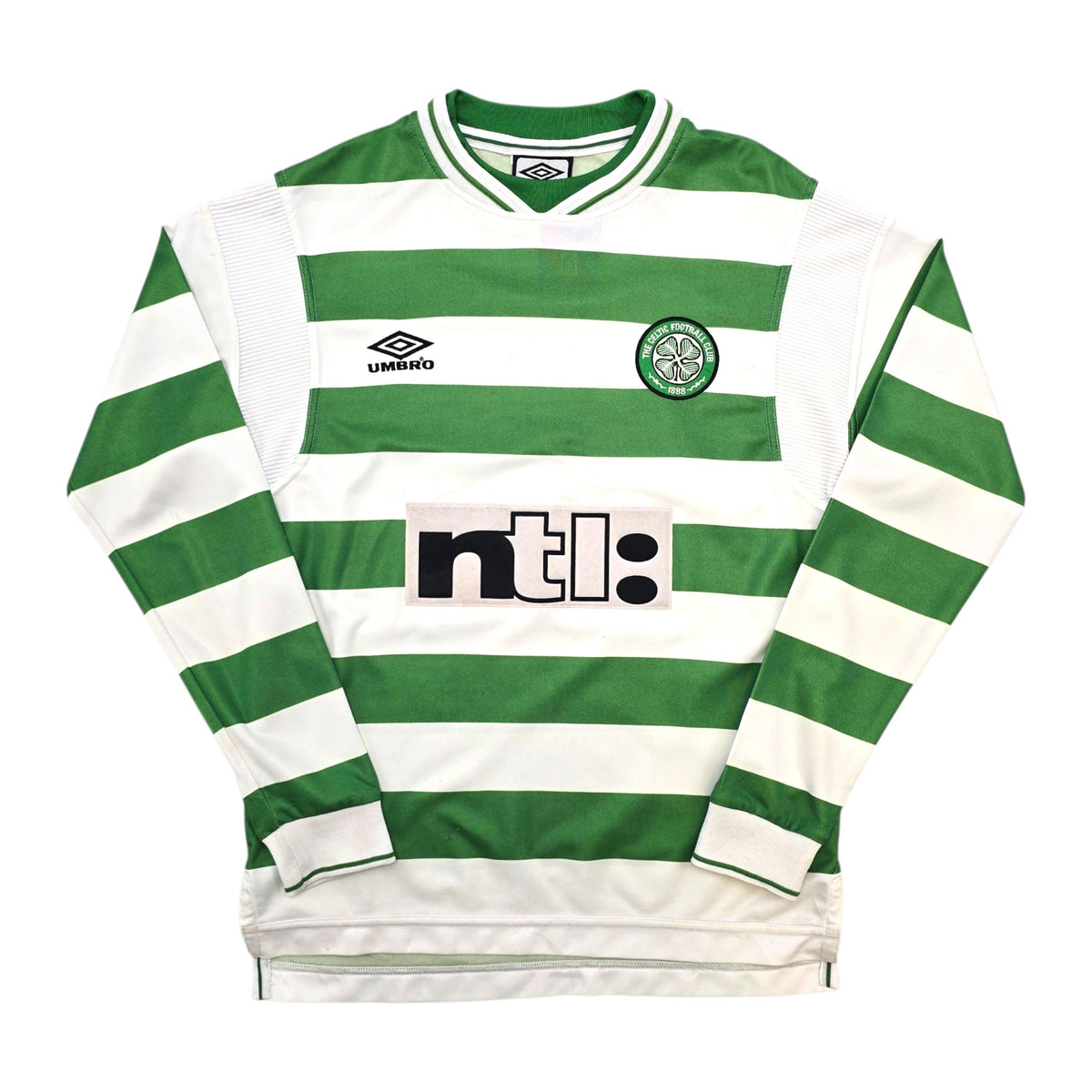 1999/01 Celtic Home Football Shirt (S) Umbro