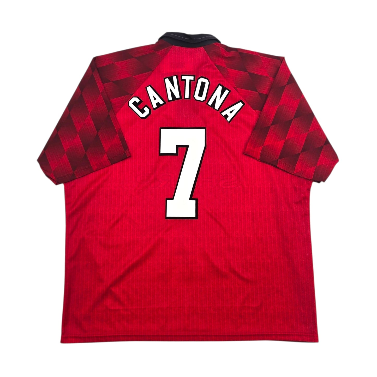 1996/98 Manchester United Home Football Shirt (2XL) Umbro #7 Cantona