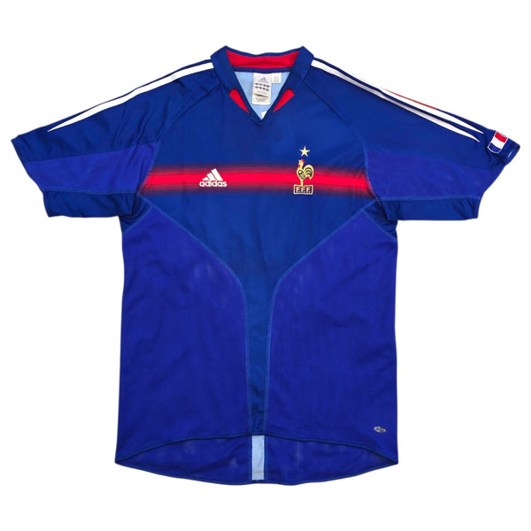 2004/06 France Home Football Shirt (M) Adidas