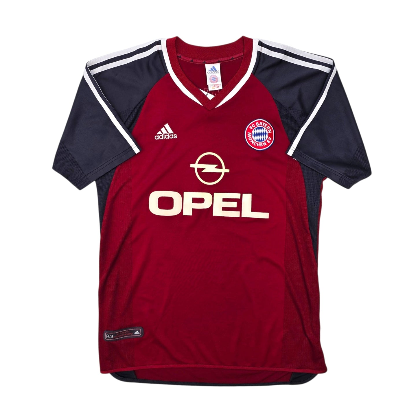 2001/02 Bayern Munich Home Football Shirt (L) Adidas #11 Effenberg
