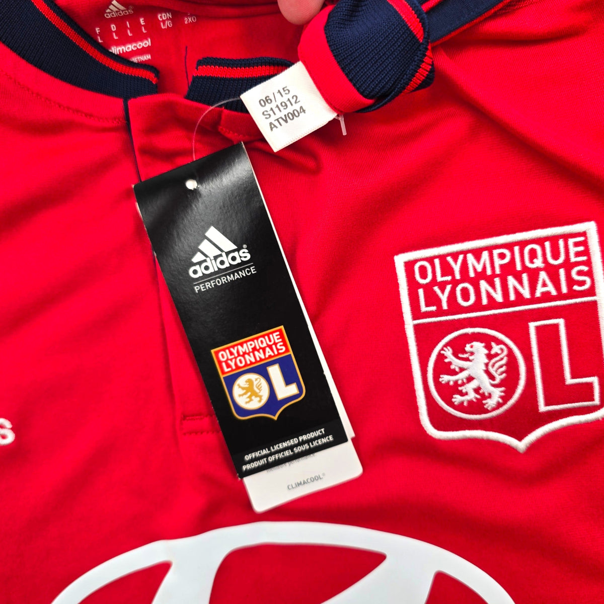 2015/16 Olympique Lyonnais Away Football Shirt (L) Adidas #10 Lacazette (BNWTs)