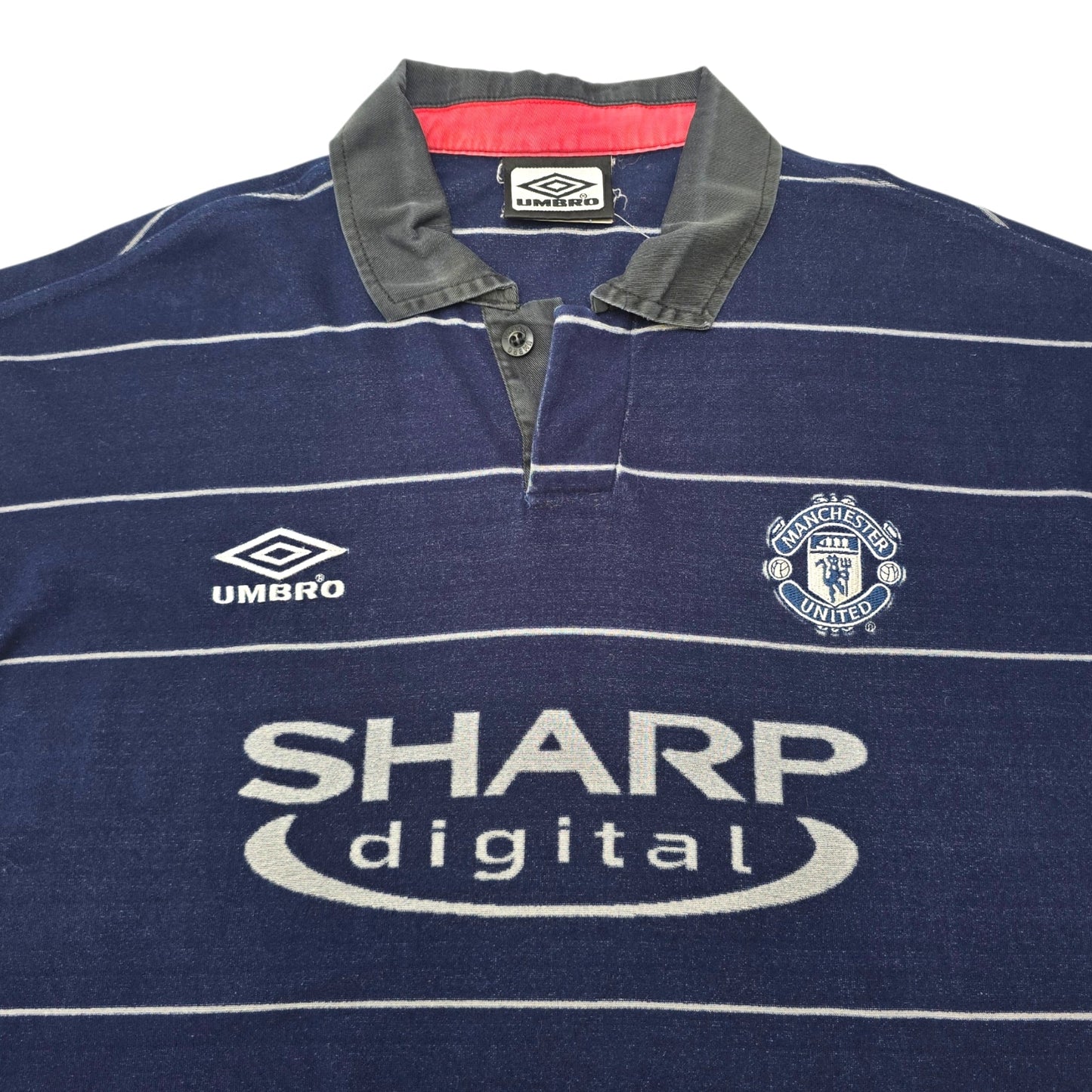 1999/00 Manchester United Away Football Shirt (M) Umbro