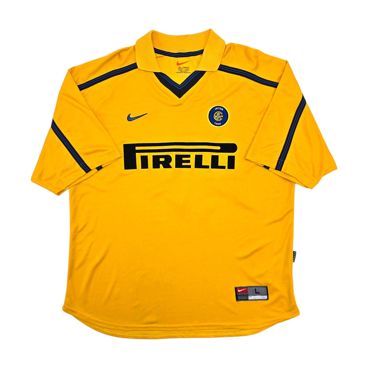 1999/00 Inter Milan Third Football Shirt (L) Nike #9 Ronaldo