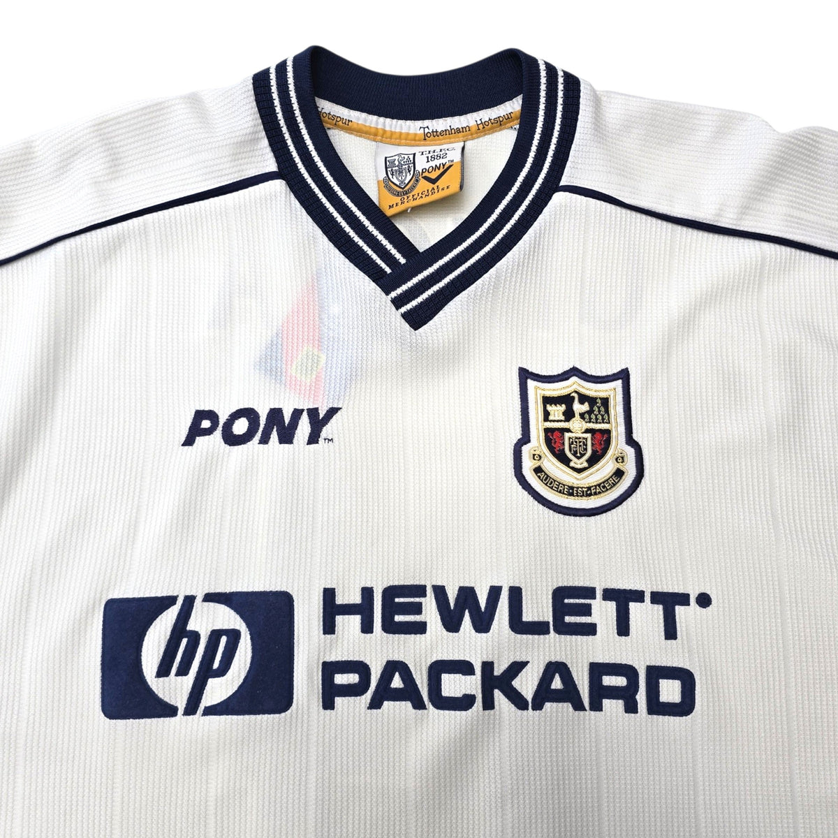1997/99 Tottenham Hotspur Home Football Shirt (L) PONY #14 Ginola