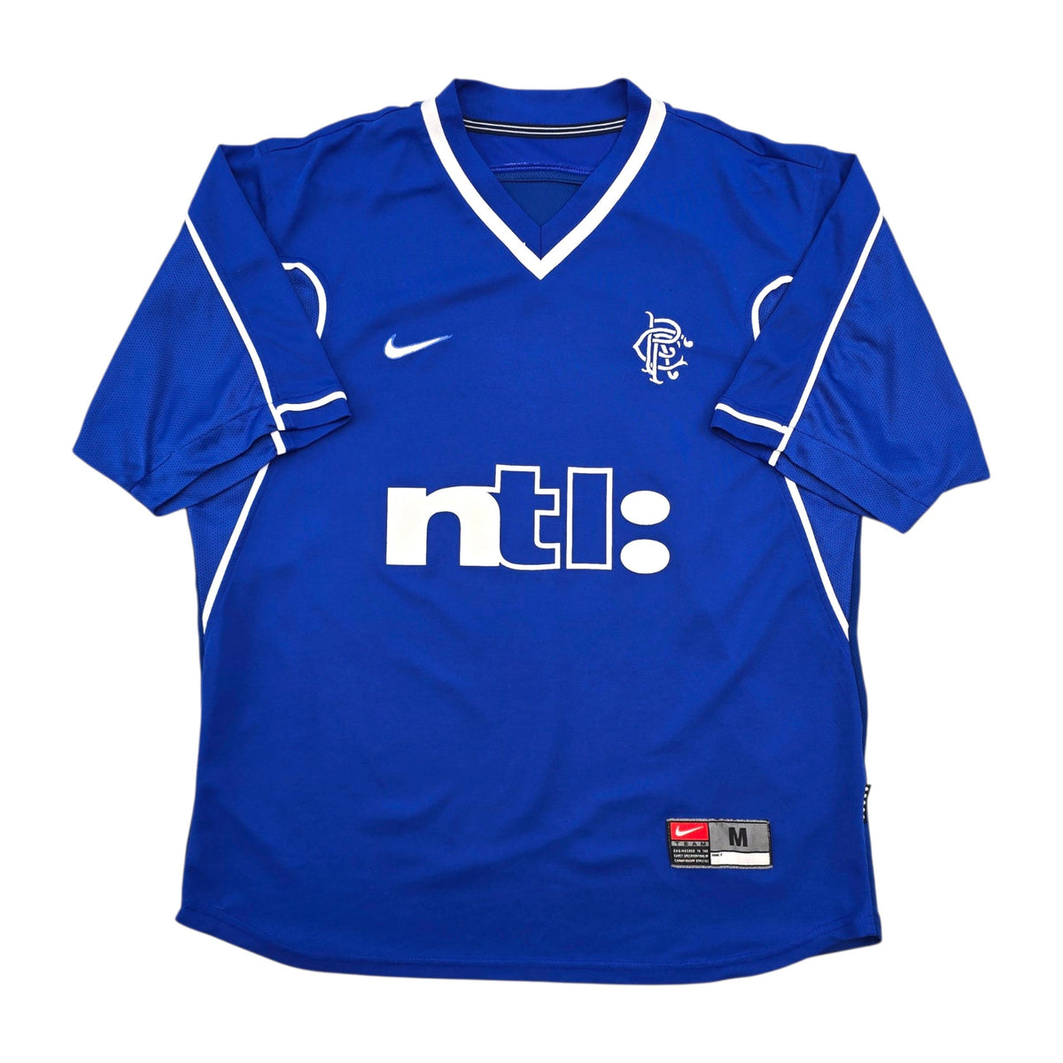 1999/01 Glasgow Rangers Home Football Shirt (M) Nike