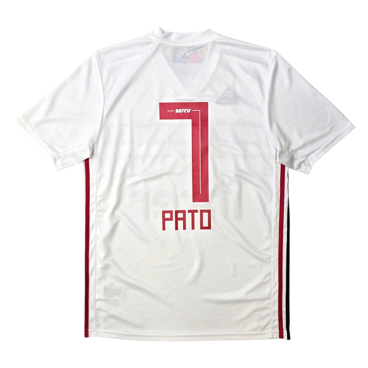 2019/20 Sao Paulo Home Football Shirt (M) Adidas #7 Pato