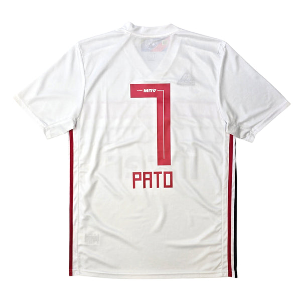 2019/20 Sao Paulo Home Football Shirt (M) Adidas #7 Pato