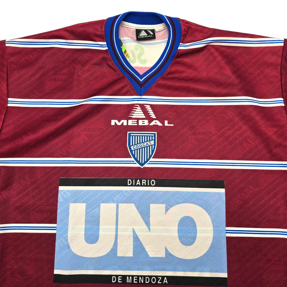 2001/02 Godoy Cruz Away Football Shirt (XL) Mebal