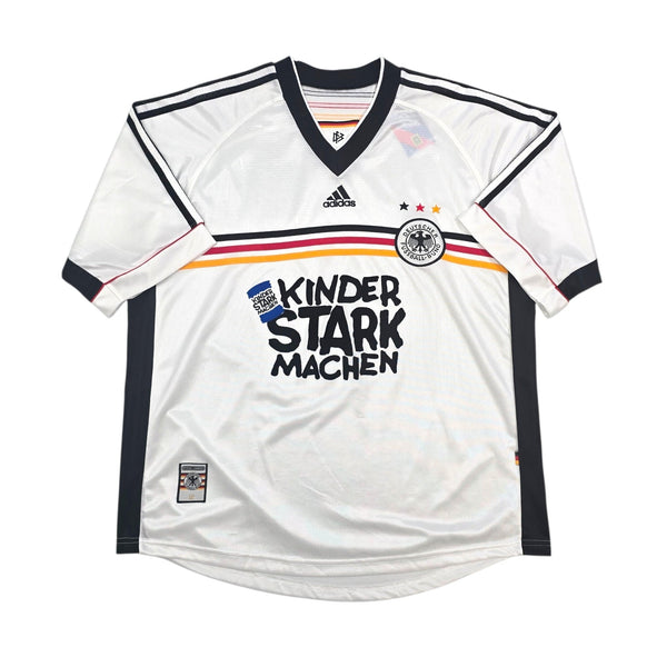 1998/00 Germany Home Football Shirt (2XL) Adidas (Kinder Stark Machen)