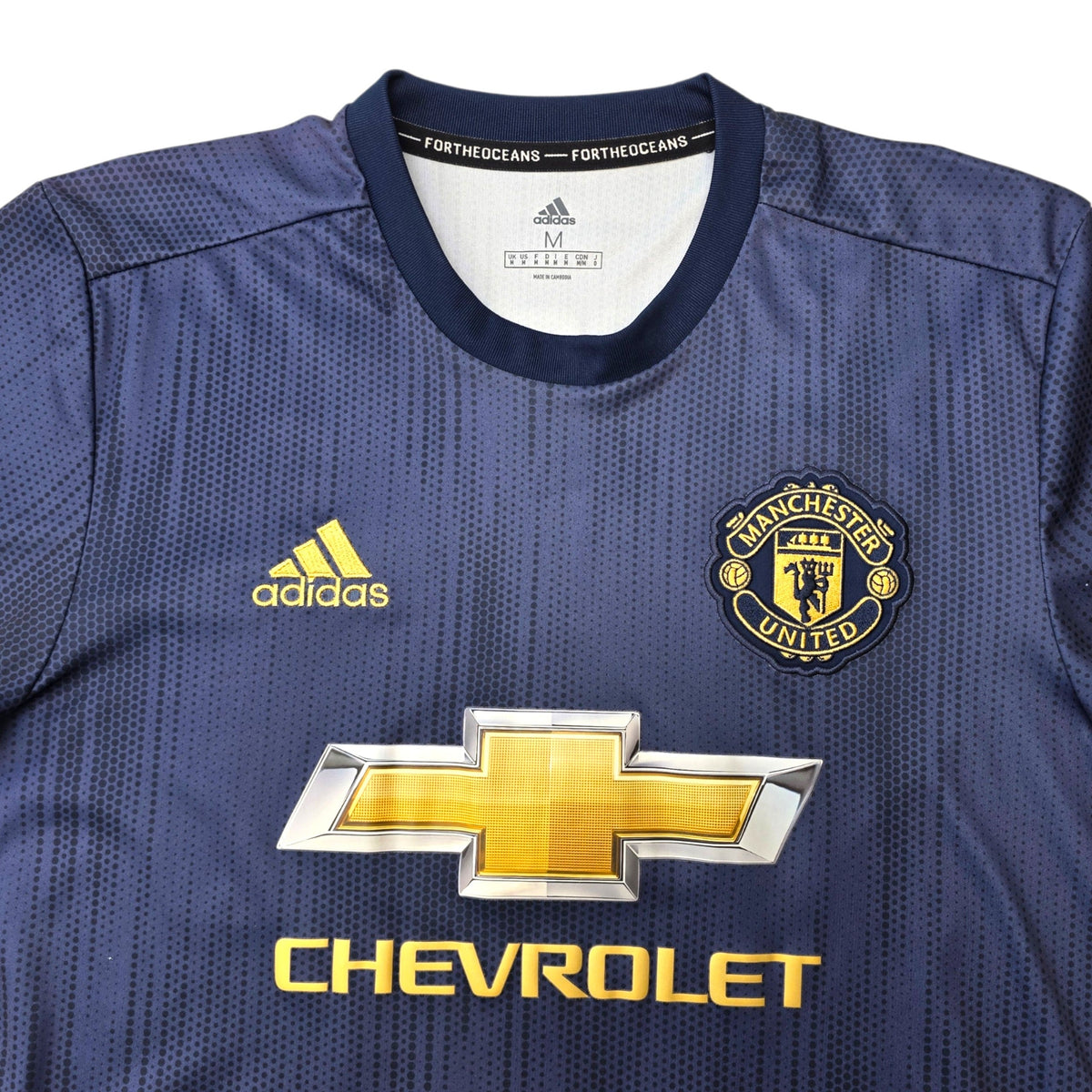2018/19 Manchester United Third Football Shirt (M) Adidas #6 Pogba