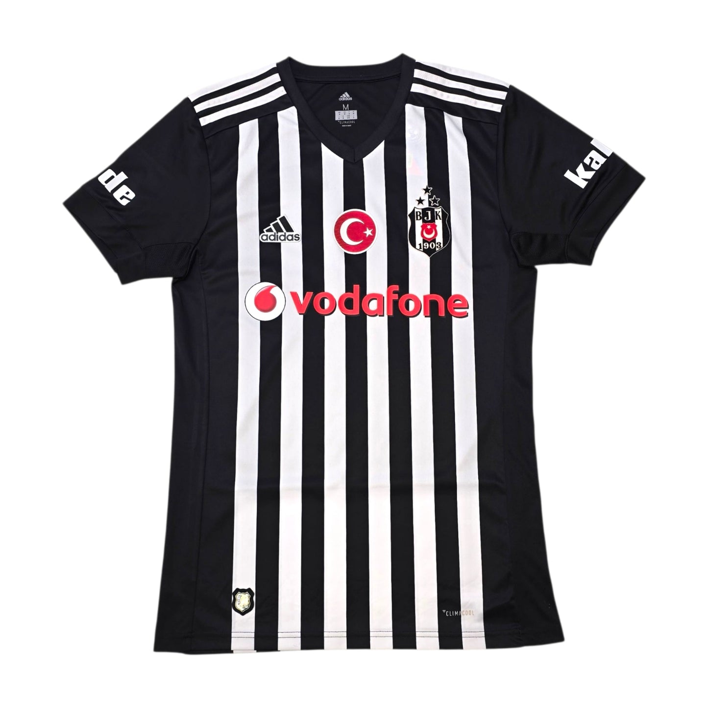 2017/18 Besiktas Away Football Shirt (M) Adidas #7 Quaresma