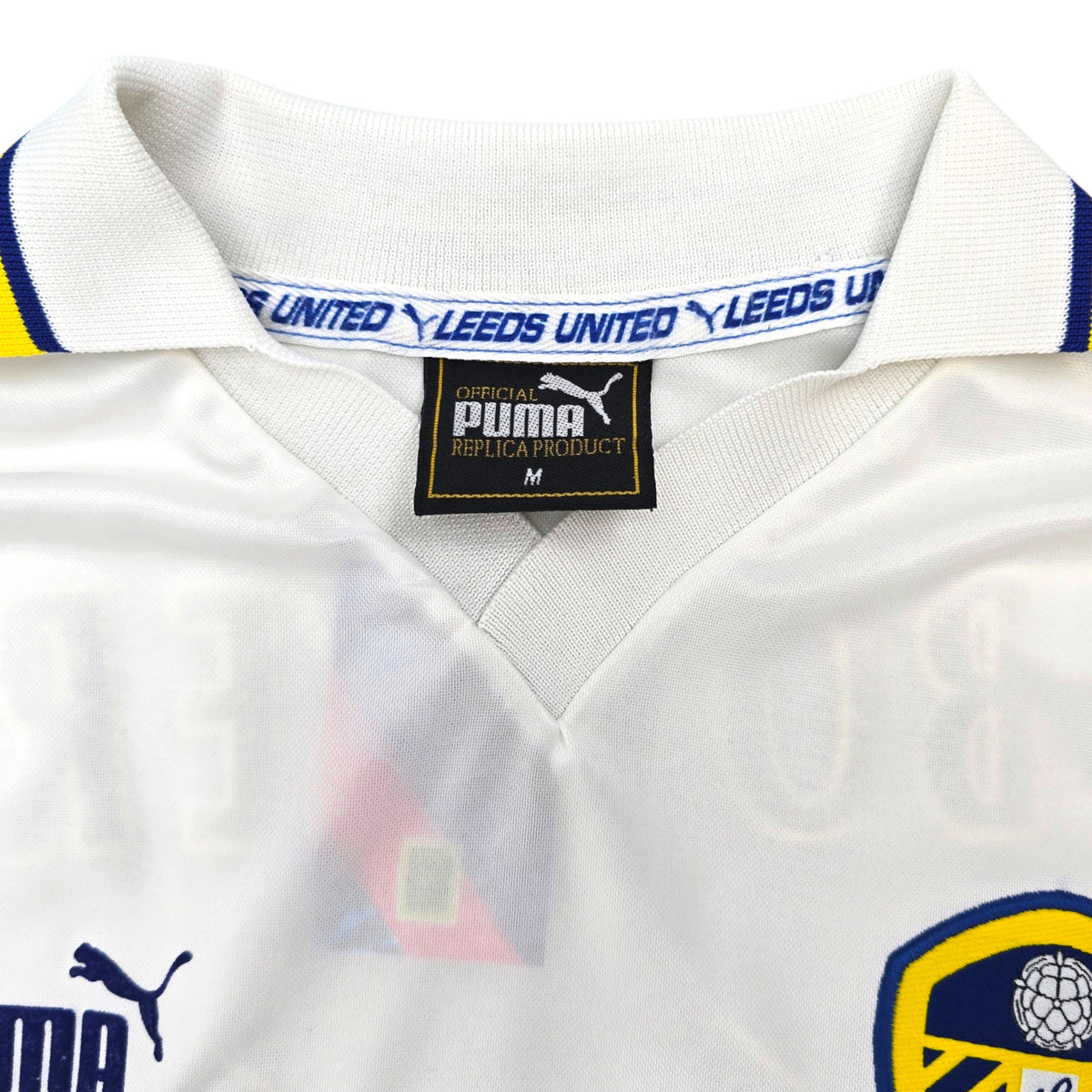 1998/00 Leeds United Home Football Shirt (M) Puma #11 Bowyer