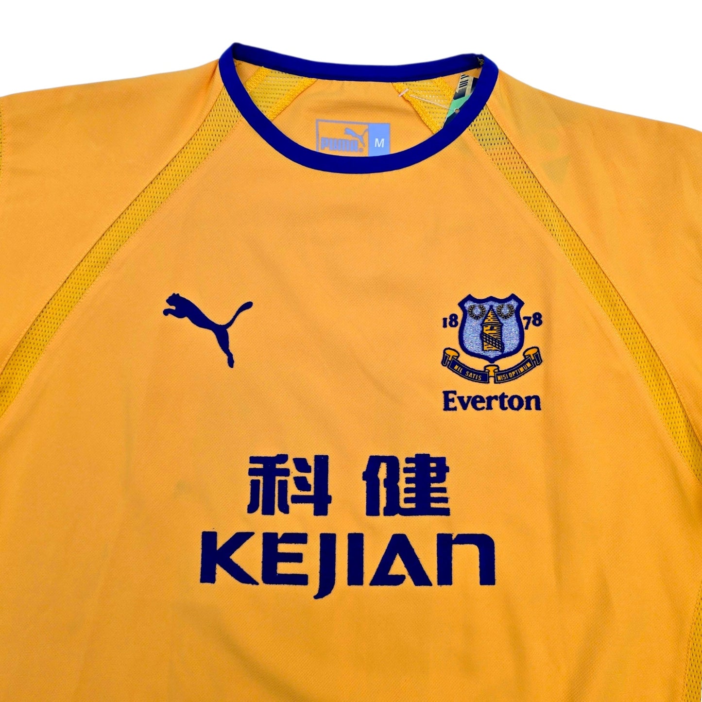 2003/04 Everton Away Football Shirt (M) Puma #18 Rooney