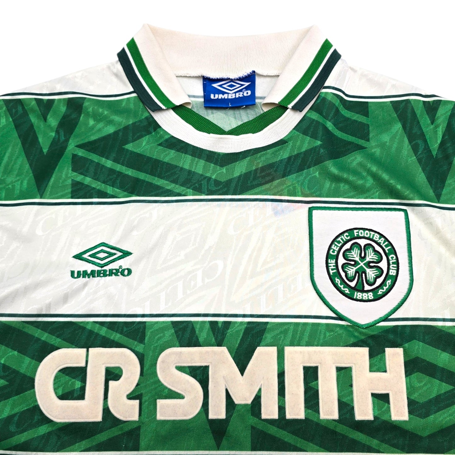1993/95 Celtic Home Football Shirt (L) Umbro