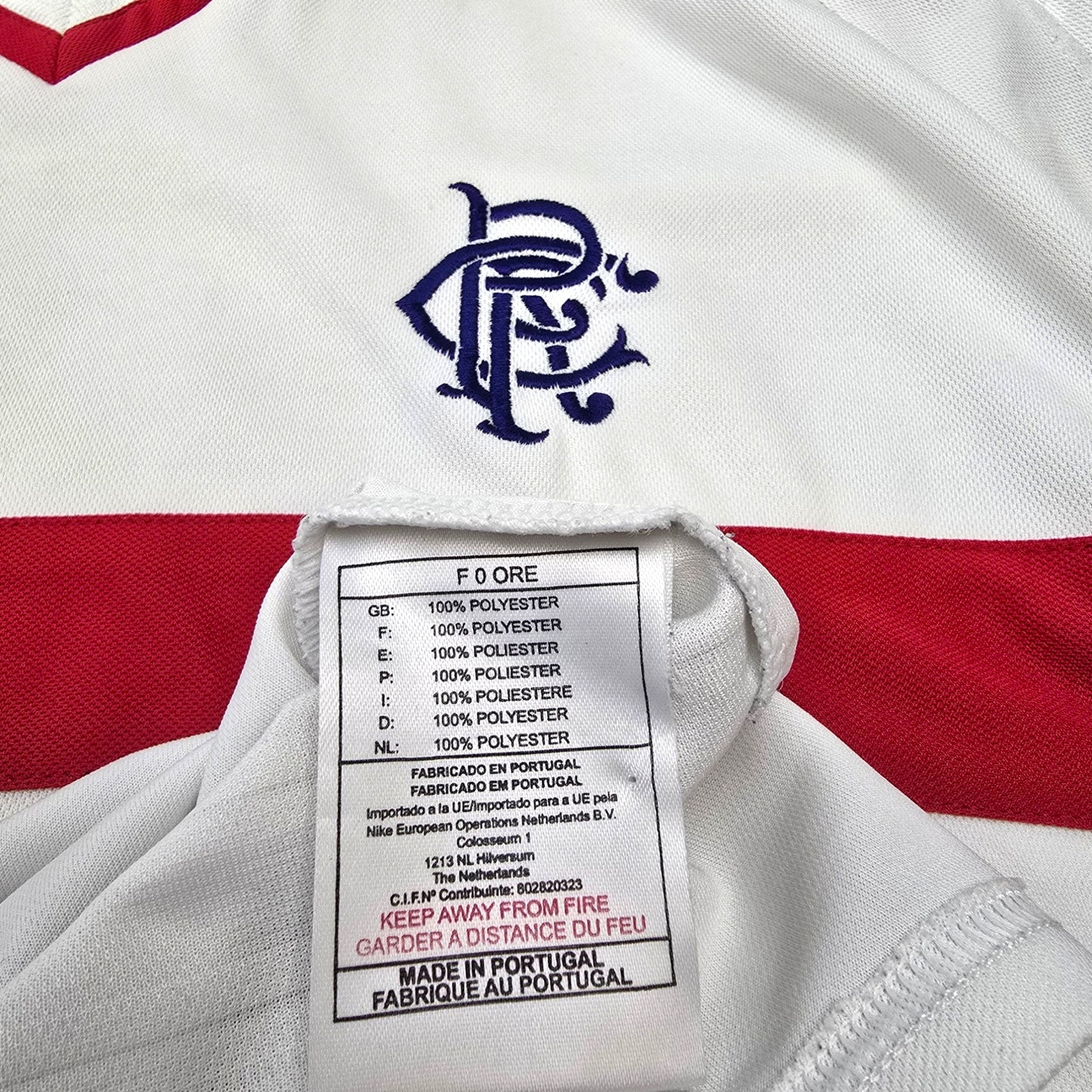 2000/01 Glasgow Rangers Away Football Shirt (XL) Nike