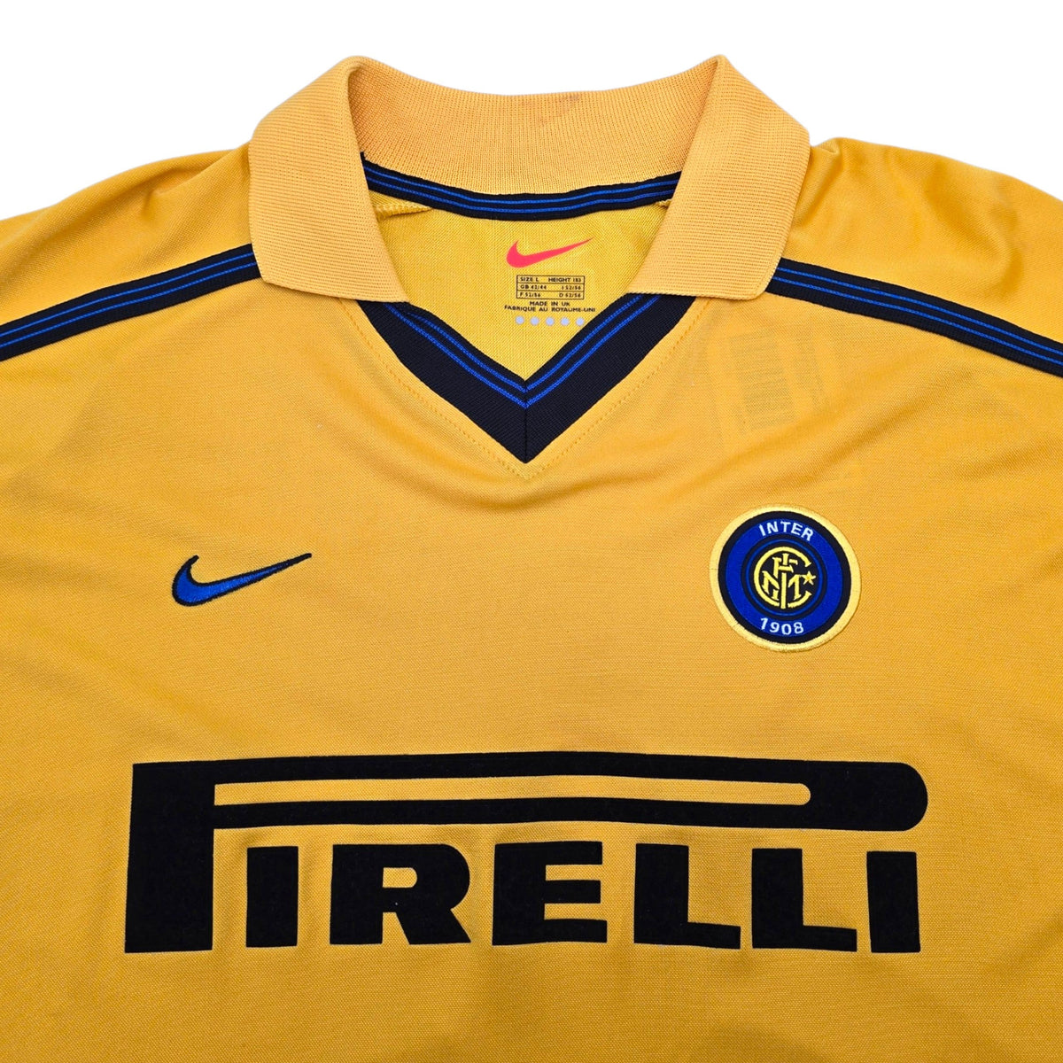 1999/00 Inter Milan Third Football Shirt (L) Nike #9 Ronaldo