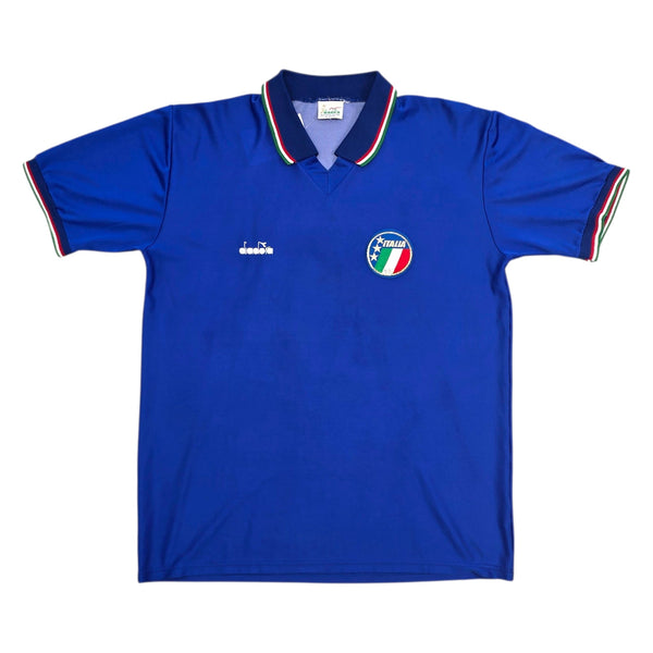1986/90 Italy Home Football Shirt (M) Diadora