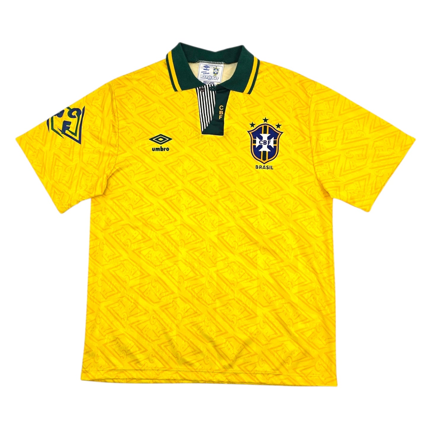 1991/93 Brazil Home Football Shirt (XL) Umbro