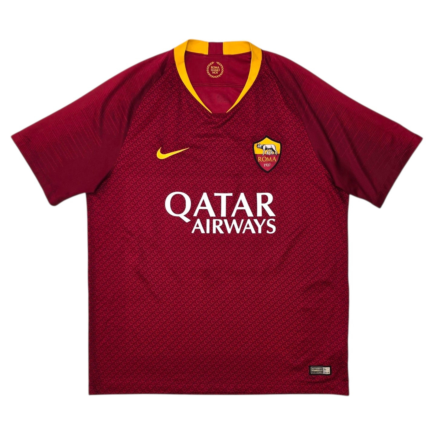 2018/19 Roma Home Football Shirt (L) Nike #16 De Rossi
