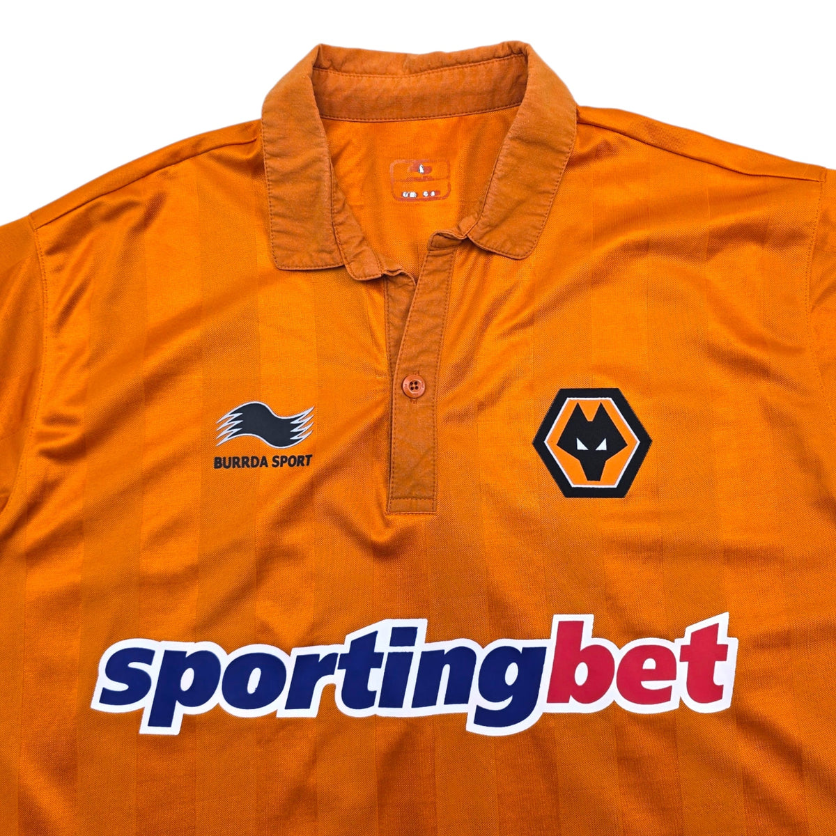 2012/13 Wolverhampton Wanderers Home Football Shirt (M) Burrda Sport #9 Ebanks-Blake