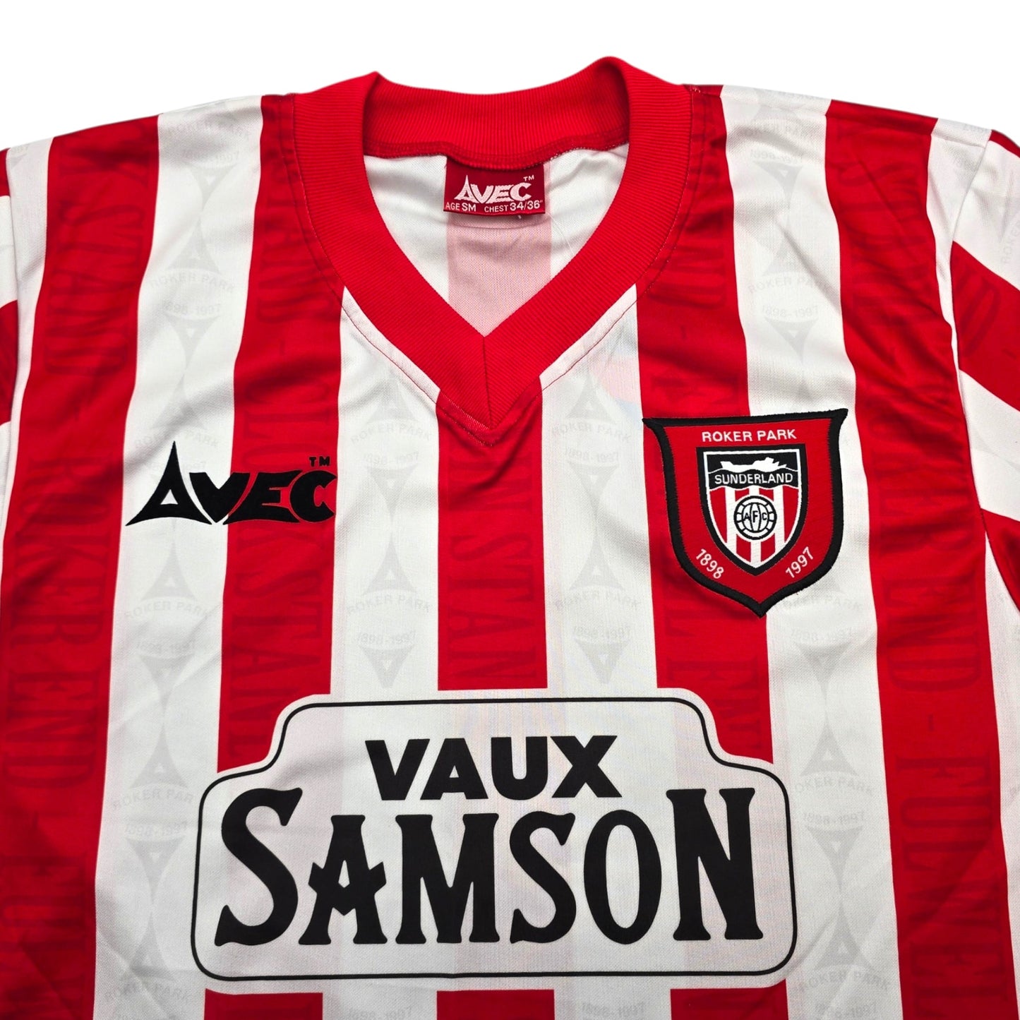 1996/97 Sunderland Home Football Shirt (S) Avec
